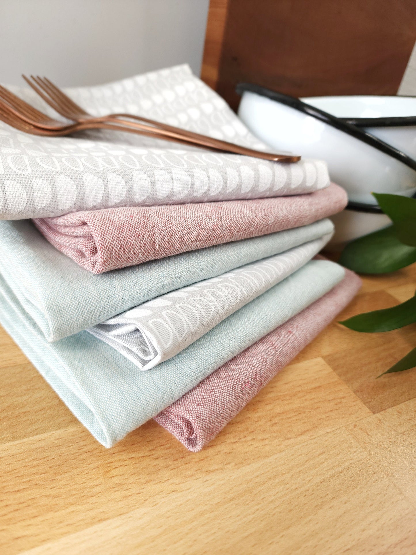 Spring Linen Towel Set