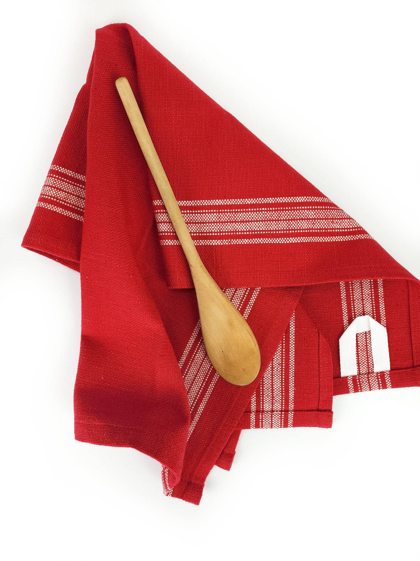 Red Grain Sack Towel